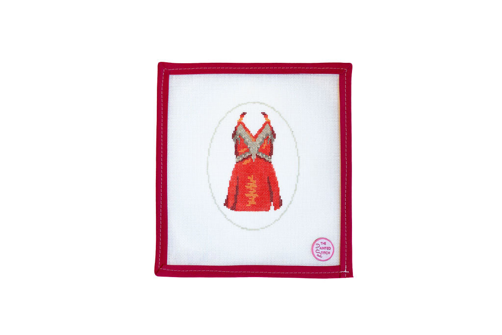 NYC Christmas Red Dress Costume Oval (Preorder Shipping October 2026)