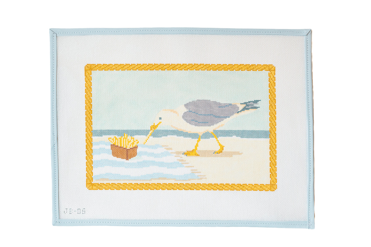 Beach Friends Needlepoint Canvas (Preorder October 2026)