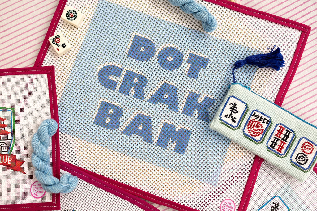 Dot Crak Bam Mahjong Tile Pouch