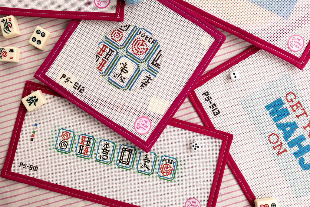 Mahjong Tiles Round: Jewel 13 Mesh