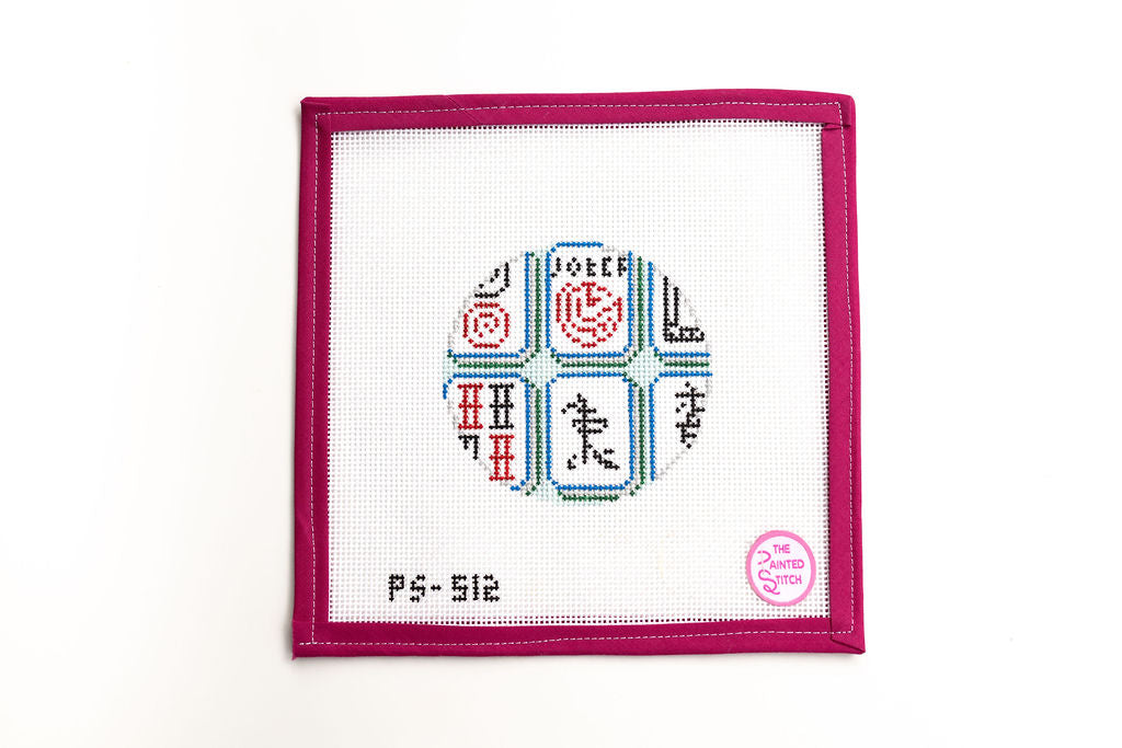 Mahjong Tiles Round: Jewel 13 Mesh