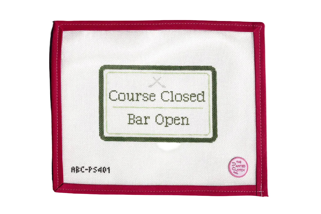 Course Closed, Bar Open