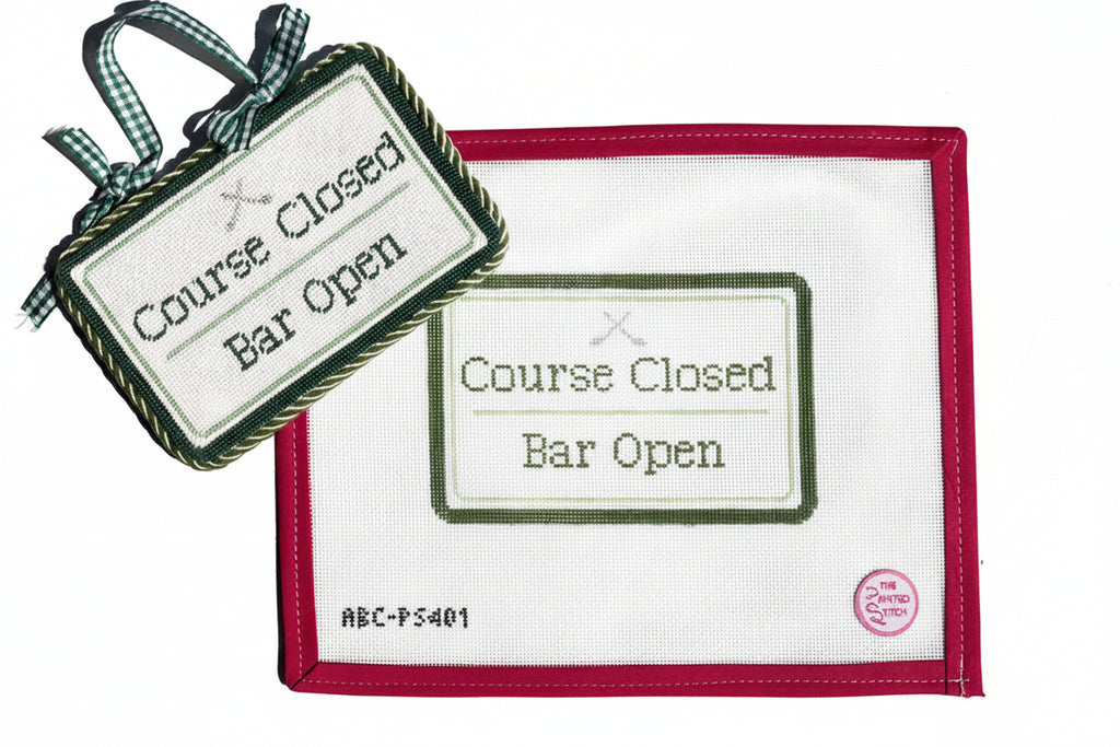 Course Closed, Bar Open