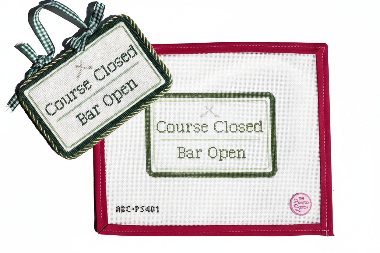 Course Closed, Bar Open